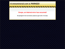 Tablet Screenshot of nl.mmsmineral.com